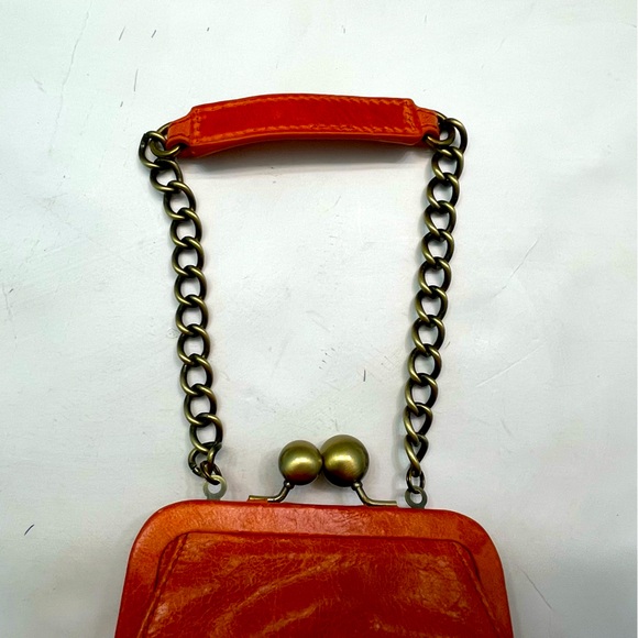 Hobo International Leather Handbag Orange - Picture 2 of 11